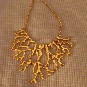 Coral statement necklace.  Never worn!